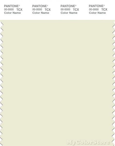 Pantone Smart 11 0205 Tcx Color Swatch Card Pantone Glass Green