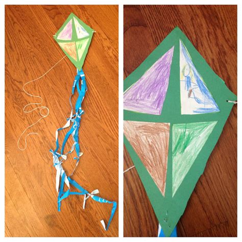 Diy Kite For Preschoolers Simple And Easy Recycled Plastic Bag Used For