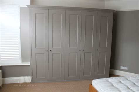 Fitted Wardrobe Made To Measure Bedroom Grey02 Jv Carpentry