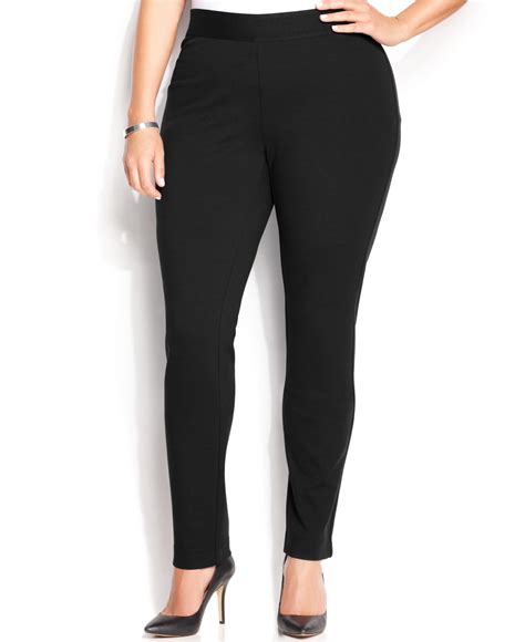 Inc International Concepts Plus Size Pull On Skinny Ponte Pants In