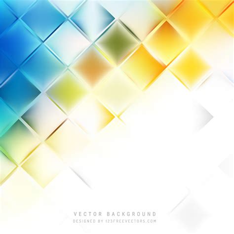 Abstract Light Colorful Square Background Design