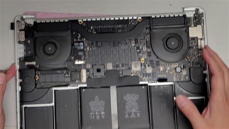 15 Inch Macbook Pro A1398 Mid 2015 Disassembly Ssd Lcd Screen Fan Motherboard Logicboard