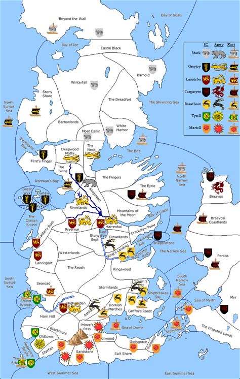 The map could have come in handy for travellers in game of thrones like brienne (gwendoline christie) and her squire, who've been walking, riding and fighting their way around the seven kingdoms for most of the tv show. dc425031.gif (730×1150) | Game of thrones map, Westeros map, Game of thrones castles