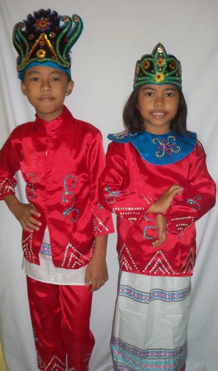 ba  baju adat sumatera selatan pakaian adat anak