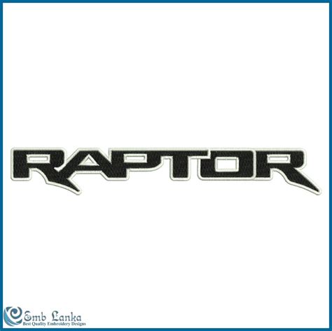 Ford Raptor Logo 2 Embroidery Design Emblanka
