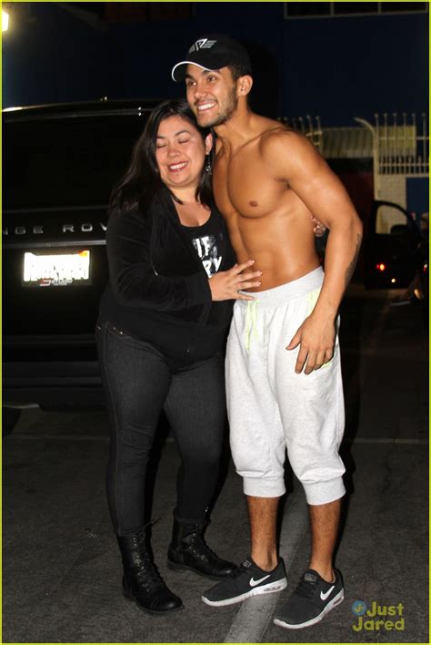 Carlos Penavega Shows Off Insane Shirtless Body At Dwts Studio