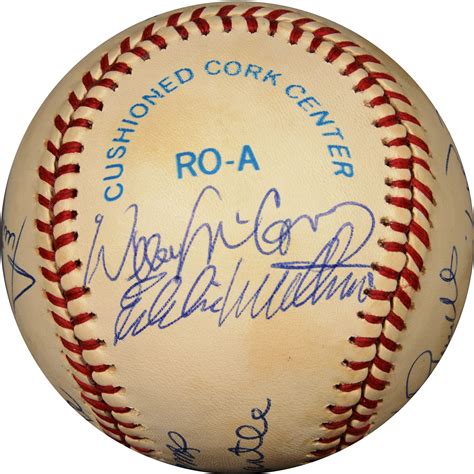 Lot Detail 500 Home Run Club Autographed Baseball 11 Signatures