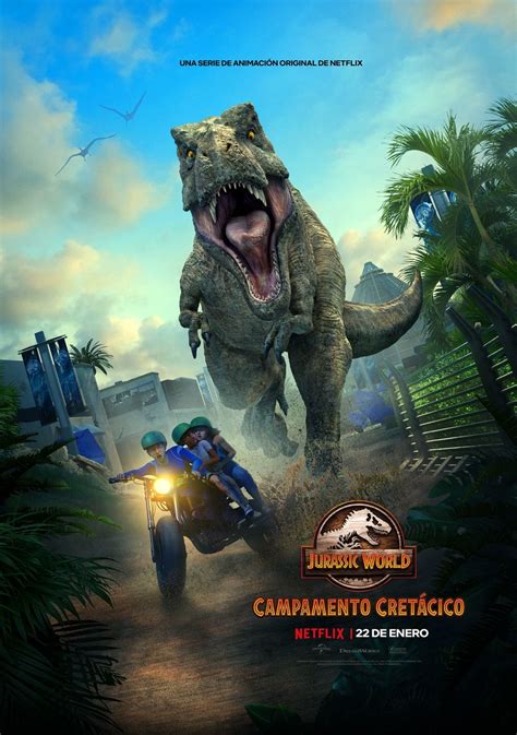Jurassic World Campamento Cretácico Nuevo Poster Y Tráiler De La