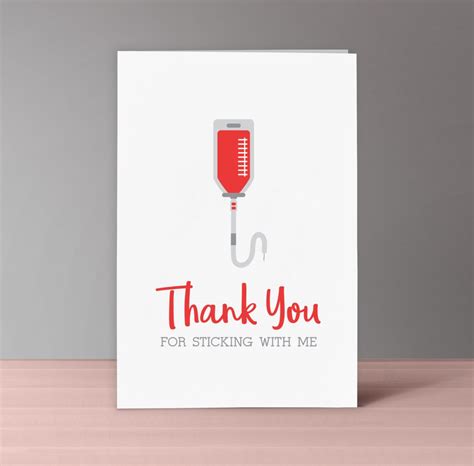 Printable Nurse Thank You Cards Set Of 4 Nurselifegear