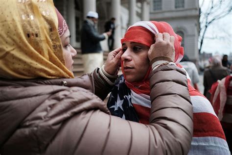 in pictures world hijab day marked in new york city with a rally at city hall arabianbusiness