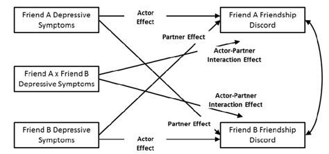 graphical representation of the actor partner interdependence model download scientific