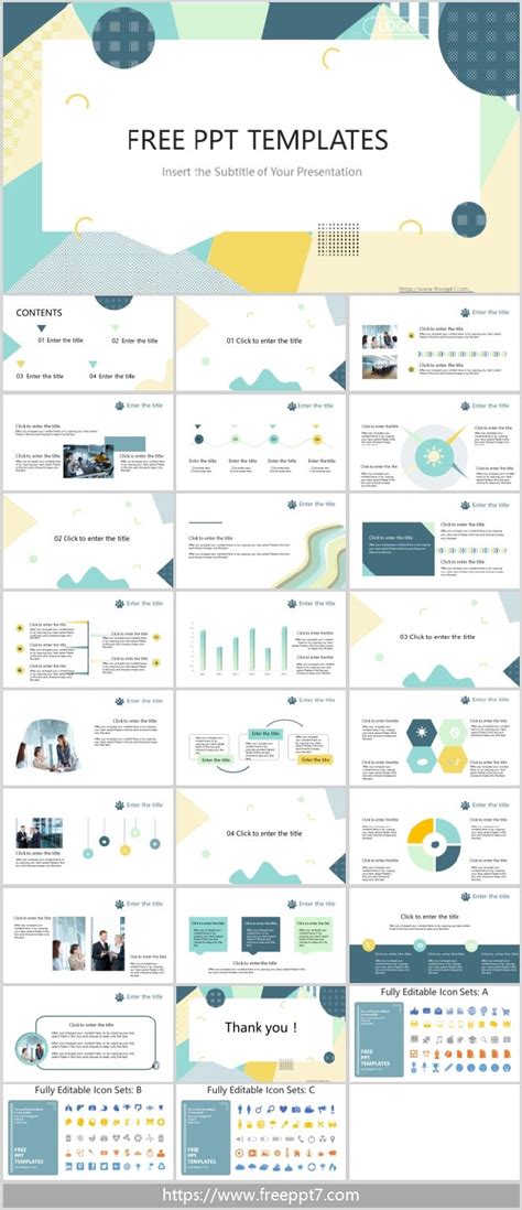 Colored Polygon Ppt Templatesbest Powerpoint Templates