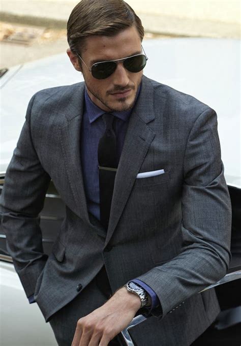 Ryan Douglas Bowden Model Businesswear Chatham Suit And Tie