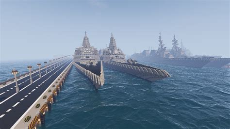 US Navy Future New Design Cruisers And Destroyers Minecraft Map