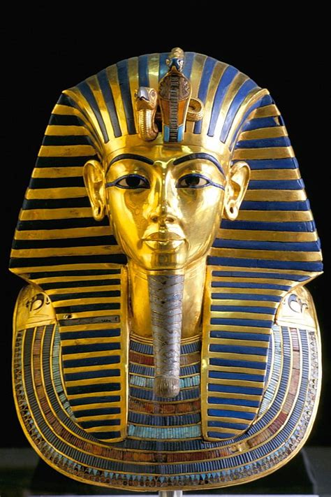 Gold Mask Of Tutankhamun Egyptian Museum Cairo Egypt North Africa Africa Ancient Egyptian