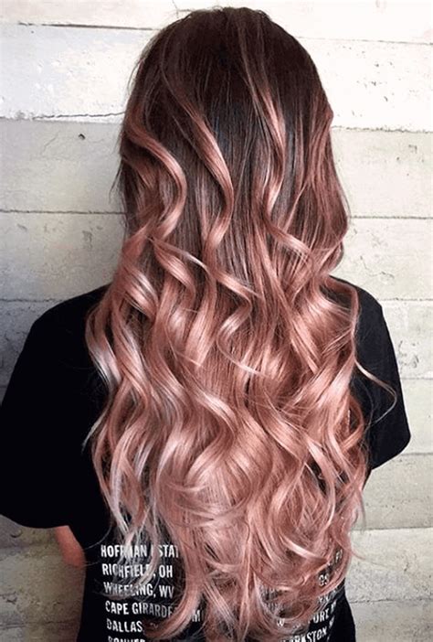 rose gold ombre hair is a really big trend and it seems to show no sign of fading away as the