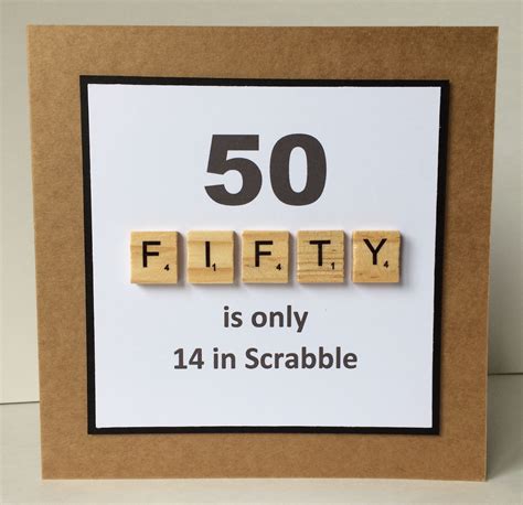 50th Birthday Card For A Man Copied From Ideas On Pinterest Dad