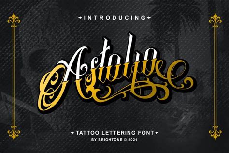 27 Best Cursive Tattoo Fonts For Stylish Lettering