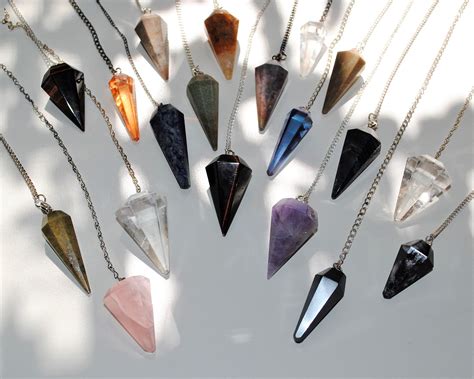 Crystal Pendulums Raven Crystals
