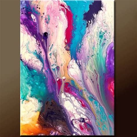 Ascending New Abstract Modern Canvas Art Painting 36x24 Original By