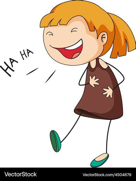 Girl Laughing Clipart