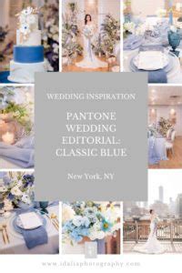 Pantone Wedding Editorial Classic Blue NJ Wedding Photographer