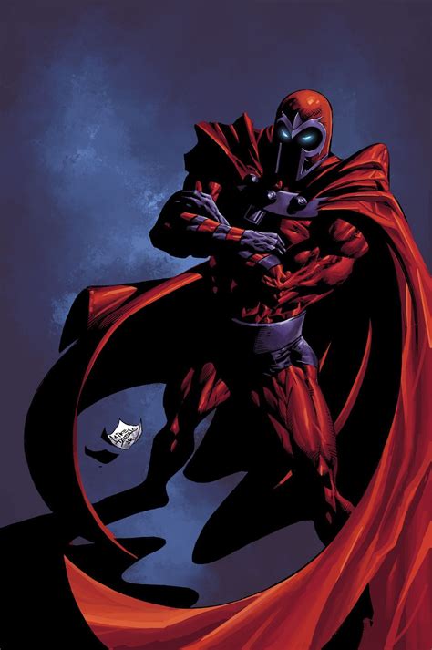 Magneto Mike Deodato Jr Another Color Version By Rain Marvel Comic