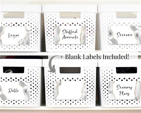 Baby Drawer Labels Set Of Nursery Organization White And Etsy