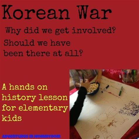 Presenting books appropriate for students in grades 4, 5, and 6, the list includes books on the revolutionary war, the civil war, world wars i and ii, and vietnam. Korean War lesson plan for elementary kids | Elementary ...