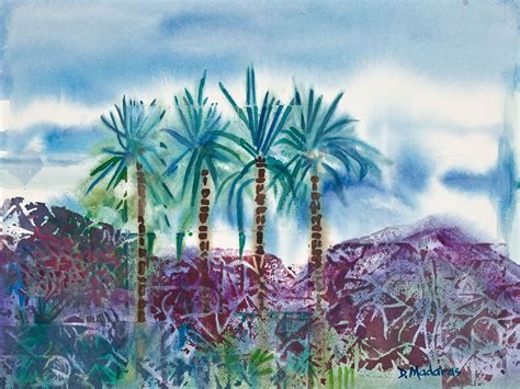 Four Palms By Diana Madaras Madaras Paintings Art Artist Pet