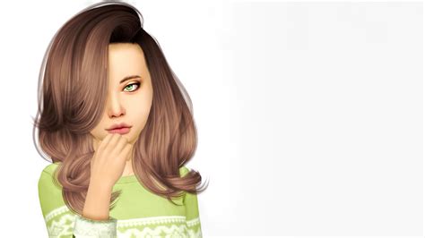 Sims 4 Ccs The Best Erratic Hair Converted For Girls