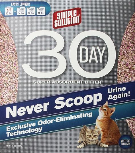 Simple Solution 30 Day Super Absorbent Cat Litter Quickly View This