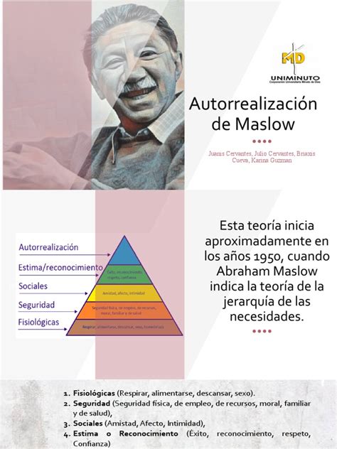 Autorrealización De Maslow Pdf Teorías Filosóficas Ciencias Del