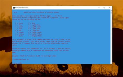 How To Change Command Prompt Color In Windows 10