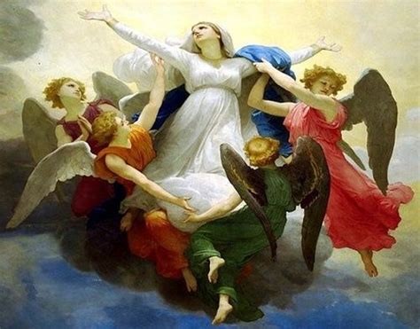 William Adolphe Bouguereau 1825 1905 La Asunción De La Virgen 1875 Blessed Virgin Mary