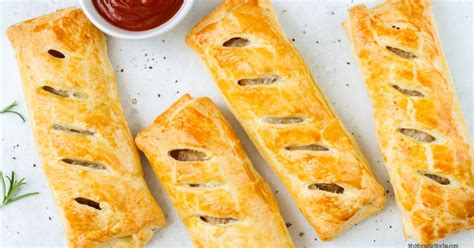 Puff Pastry Sausage Rolls Like Greggs My Morning Mocha