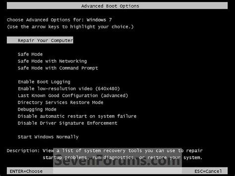 Recoverrestore Windows 7 System Recovery Options After Dualboot