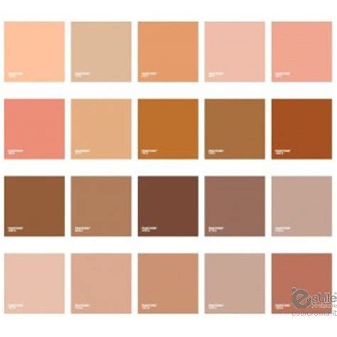 Pantone Skin Tone Guide Colores De Pintura Para Casa Esquemas De Color Paletas De Colores