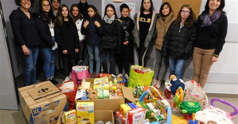 RivedeGier  Solidarité. Les 5es du collège LouiseMichel collectent
