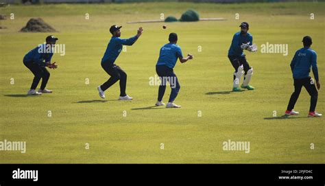 Bangladesh Test Cricket Team Attends Practice Session Ahead Of Their
