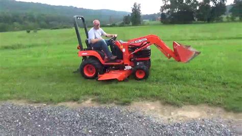 2004 Kubota Bx2200 Sub Compact Tractor Loader 60 Belly Mower 4x4