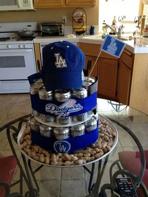 Dodger Beer Cake Dodgers Birthday Party Dodgers Party Baseball