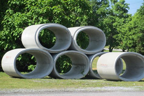 Reinforced Concrete Pipe Or Box Culvert Making An Inf