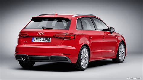 Audi A3 Sportback 2017my Color Tango Red Rear