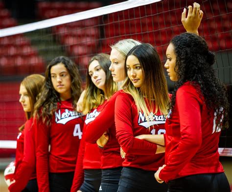 Photos Husker Volleyball Players Presented At Media Day Volleyball
