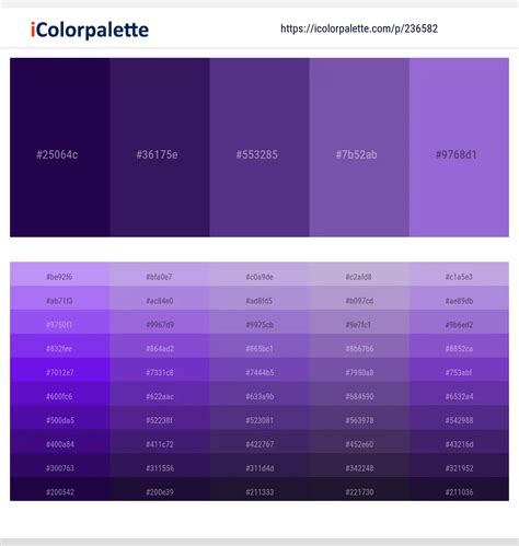 Purple Color Palettes Curated Collection Of Color Palettes