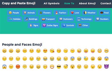 5 Sites To Copy Paste Emojis Text Faces Emoticons And More