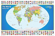 Pin by 💧 on Infographics | Kids world map, World political map ...