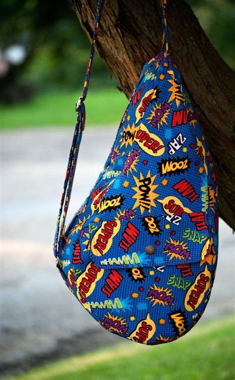 The Teardrop Sling Bag Pdf Sewing Pattern 3 Sizes Included Etsy In