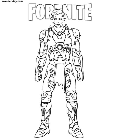 The midas skin is a legendary fortnite outfit from the golden ghost set. Midas Fortnite coloring pages. Print for free | WONDER DAY ...